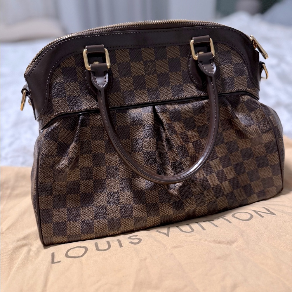 Louis Vuitton Damier Ebene Trevi PM Shoulder Bag